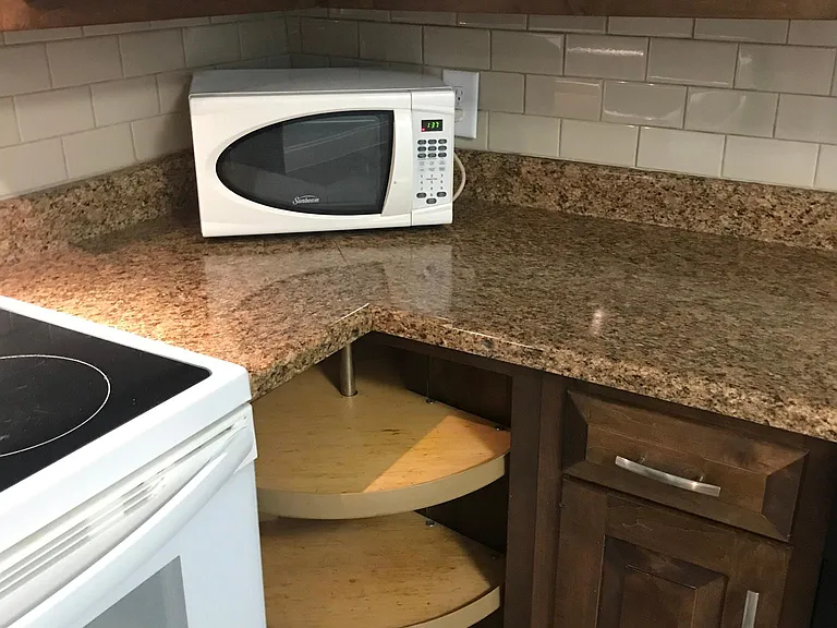 Plenty of storage space.