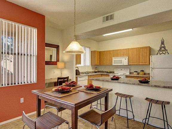 Arezzo Apartments- furnished living room and kitchen