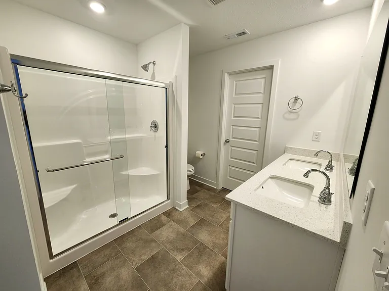 Master Bedroom Full Bathroom with Luxury Standing Shower
