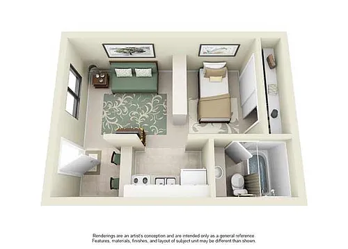 Floor plan Studio