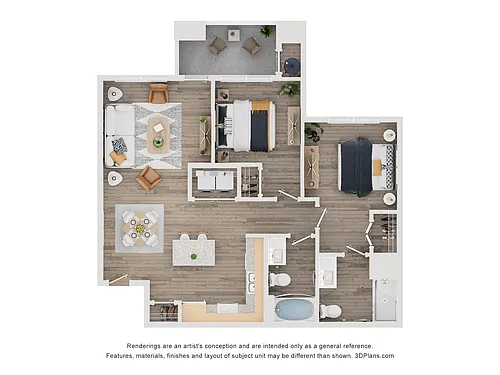 Floor plan 2AA