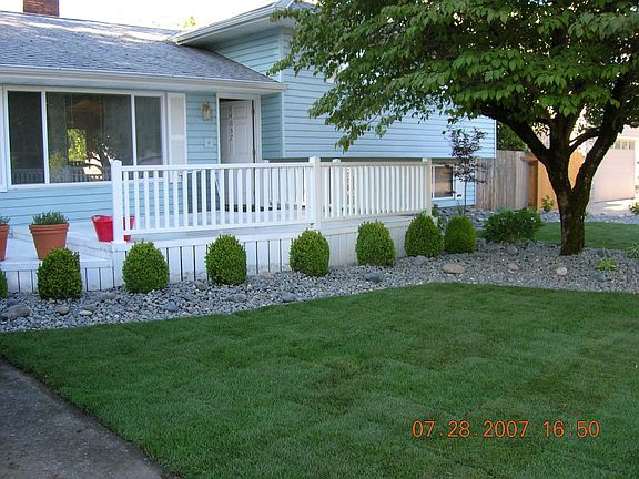 New landscaping - Front