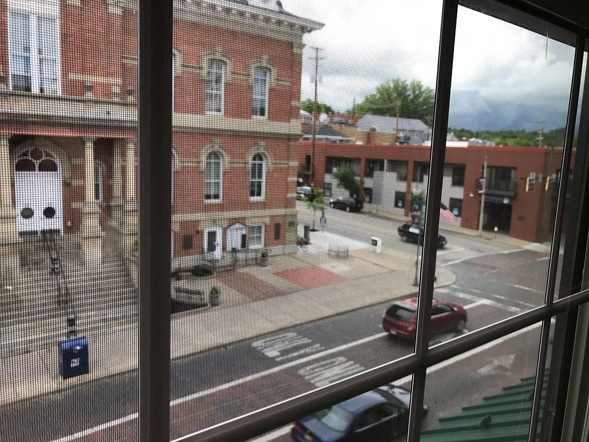 View of Court Street from front bedrooms - 8 1/2 S Court St #C
