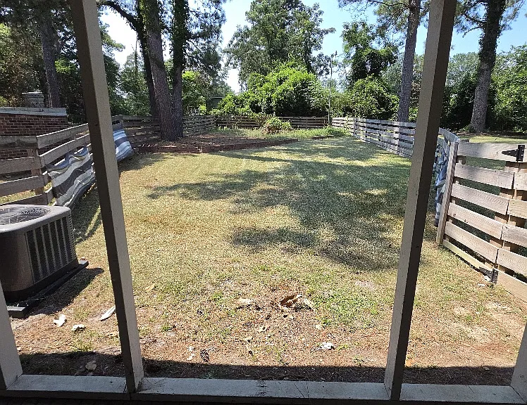 Nice deep FENCED back yard
