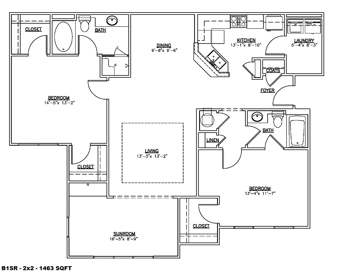 Floor plan B1SR