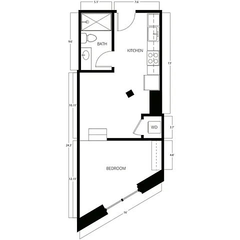 Floor plan S1-LIB