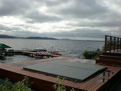 Lakeside spa