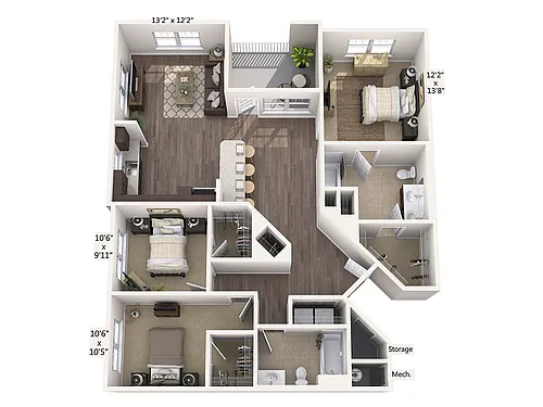 Floor plan C1