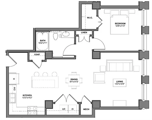 Floor plan I-JJ6