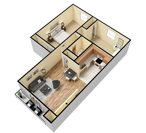 Floor plan 2BRD