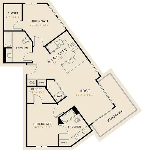 Floor plan B2J