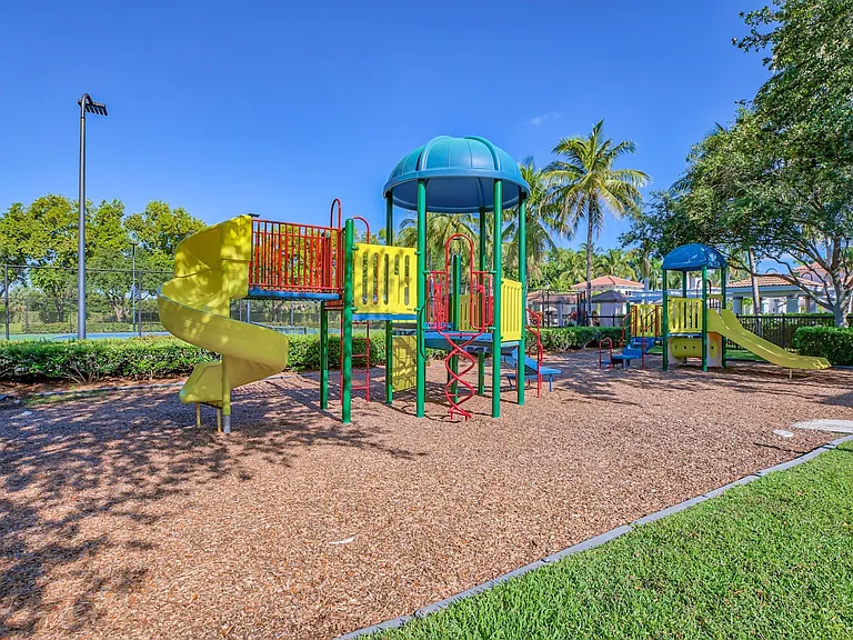 Outdoor playground space
