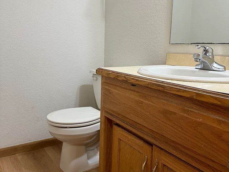 Main level half bath