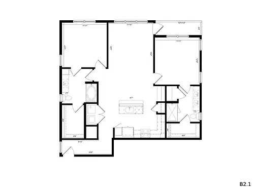 Floor plan B21