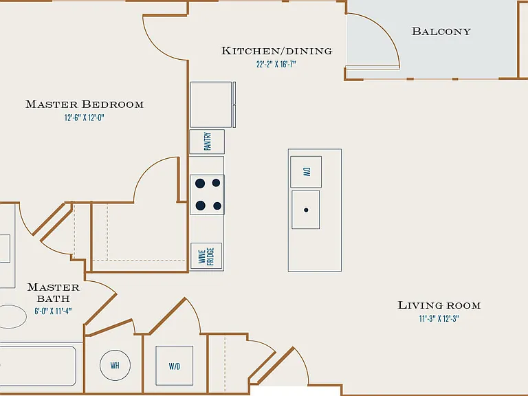 A8 floor plan The Henry