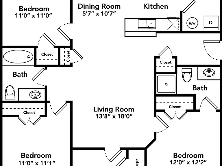 The Villas at Shaver Apartments — Photo 31