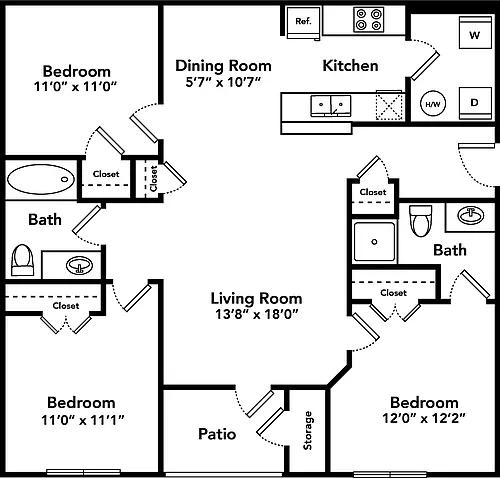 Floor plan The Villa