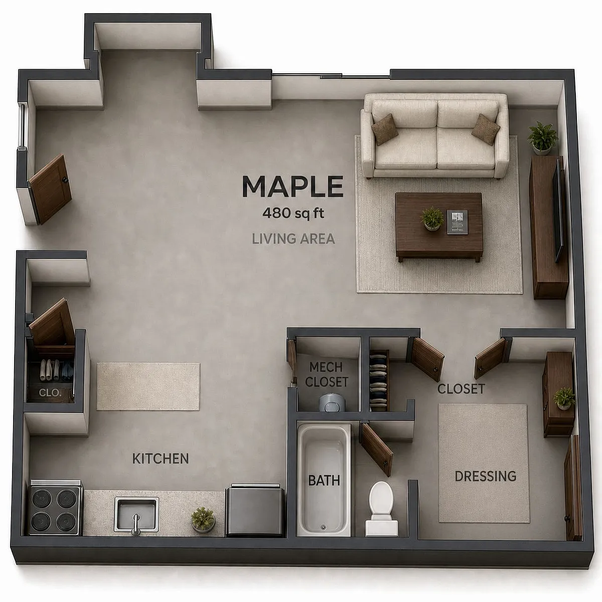 Floor plan Maple