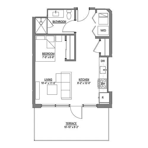 Floor plan Plan 15 Terrace
