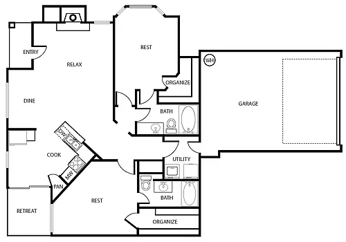 Floor plan B3