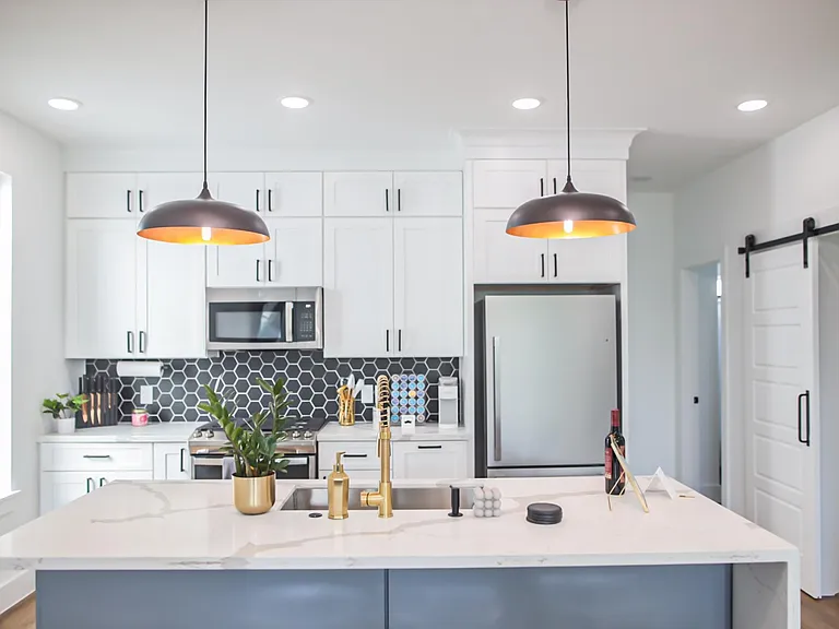 Kitchen on second floor.