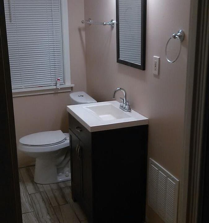 New bathroom, stylish ceramic tile