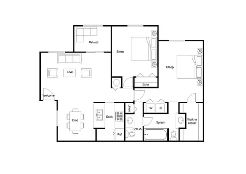 Floor plan B1