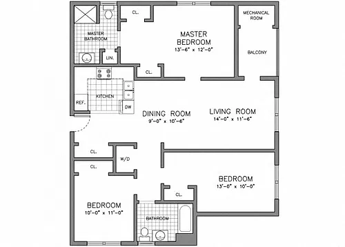 Floor plan The Point Type E