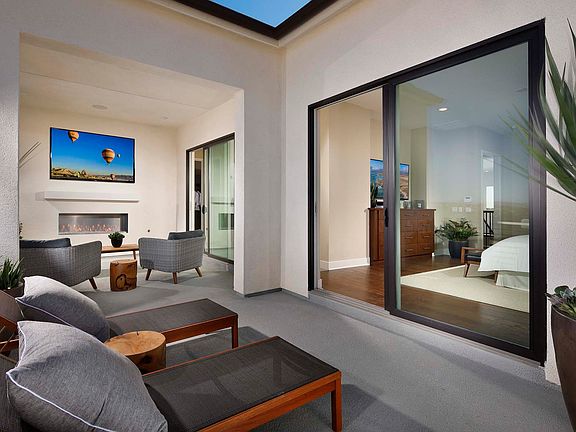 Carmel - Plan 1 - Optional Covered Deck off Master Bedroom