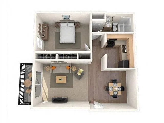 Floor plan 1X1
