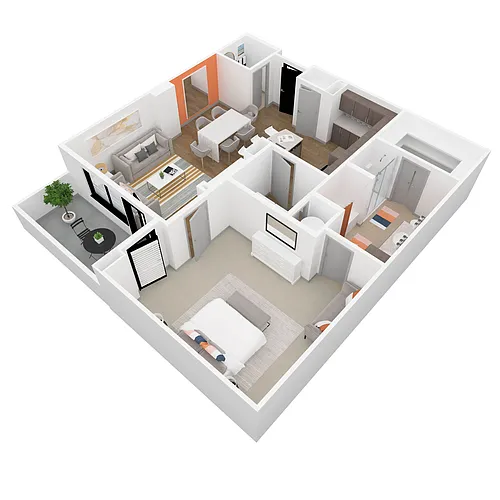 Floor plan A85