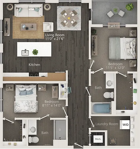 Floor plan B4