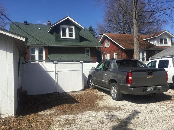 Privacy fence with off street parking.