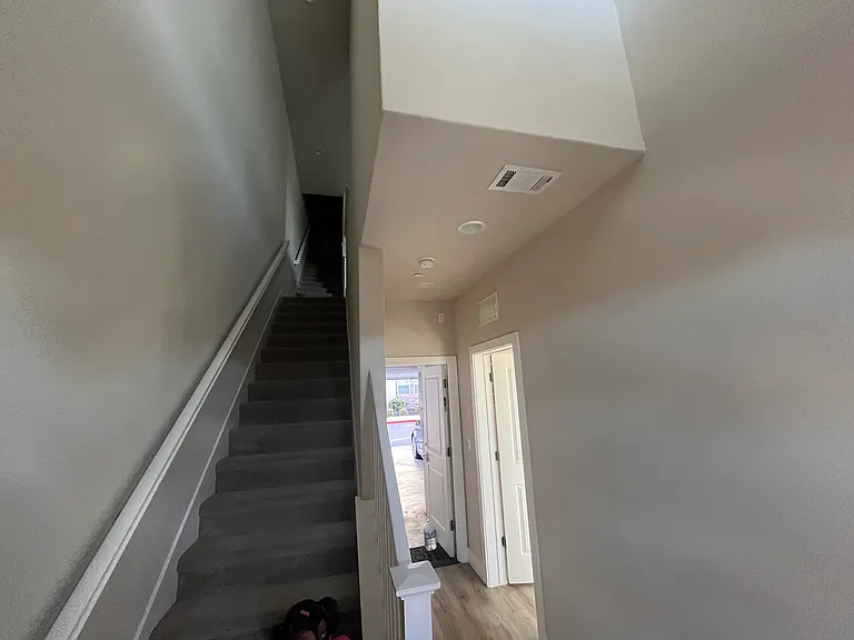 double ceiling entry way