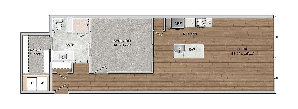 Floor plan A13