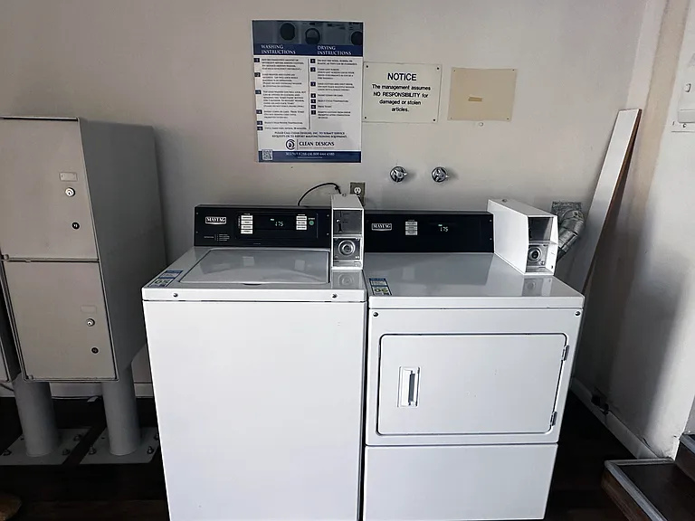 laundry available in building common space