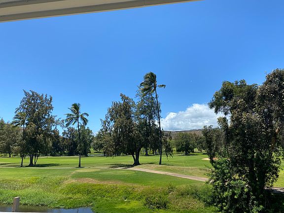 back view of golf course