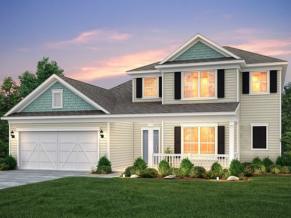 Furman Exterior 52 features siding, shakes and covered front porch