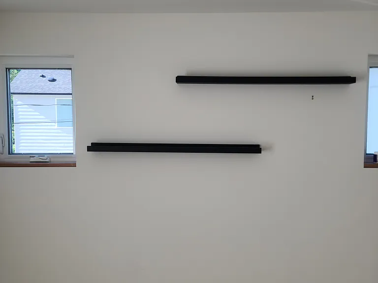 Added office shelving.