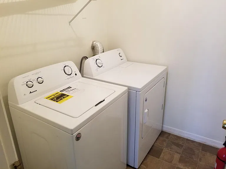 New washer and dryer included