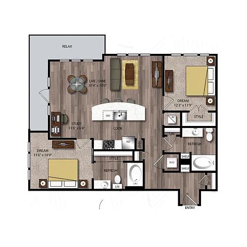 Floor plan B1