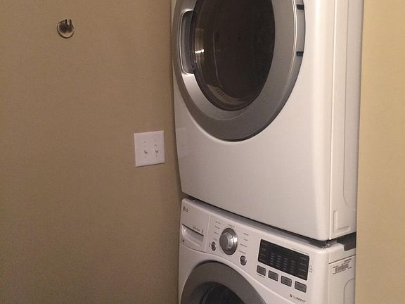 laundry in the bathroom