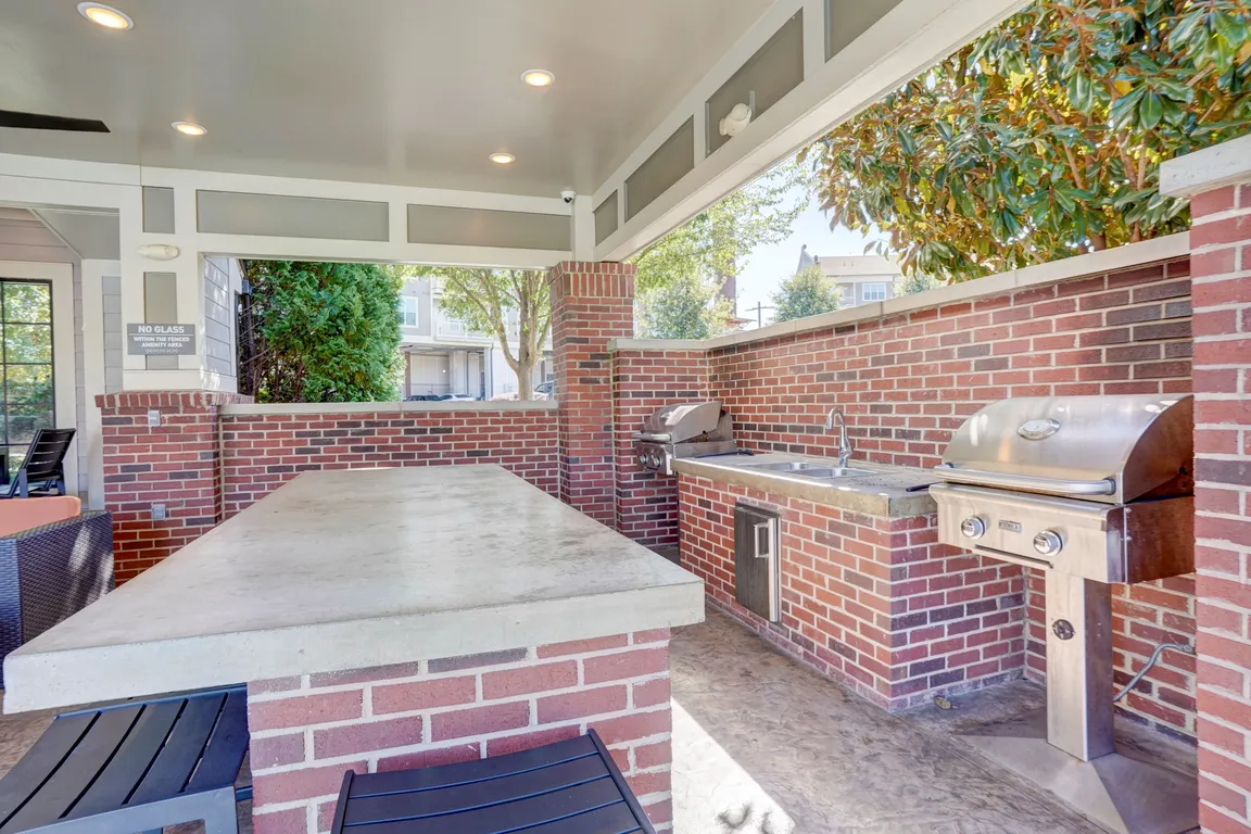 Poolside Grilling Area
