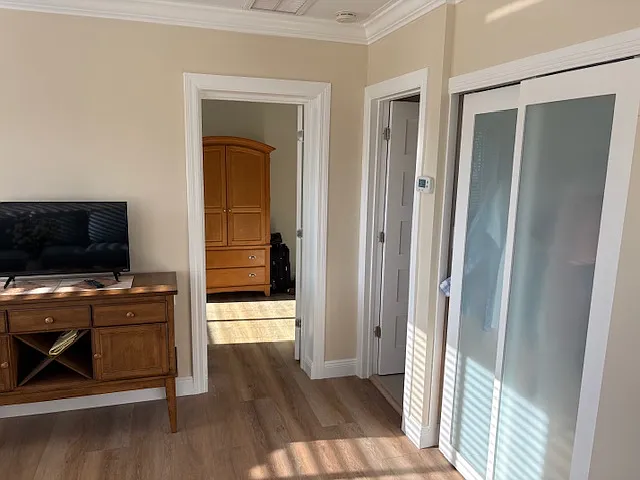 Living Room with view into bedroom