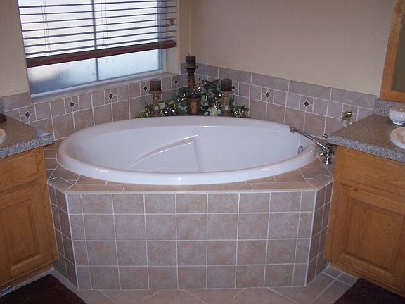 Custom tile in master bath