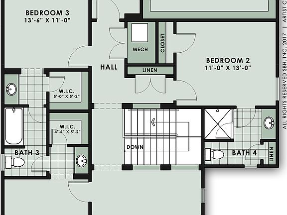 2nd Level Floor Plan