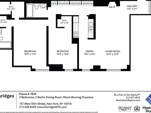 2nd image of 101 W 55th St #708