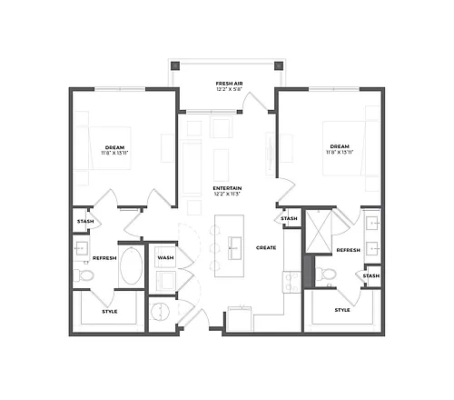 Floor plan B1
