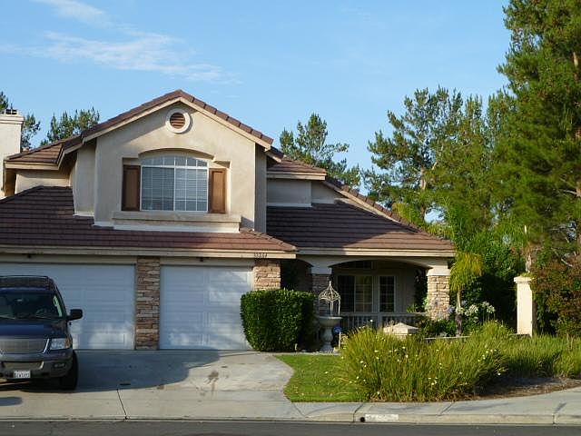 Front view with porch