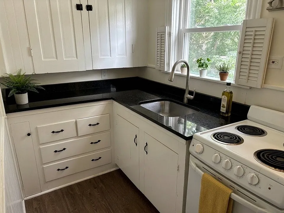 Kitchen (New LVP flooring, granite countertop, faucet, and sink)